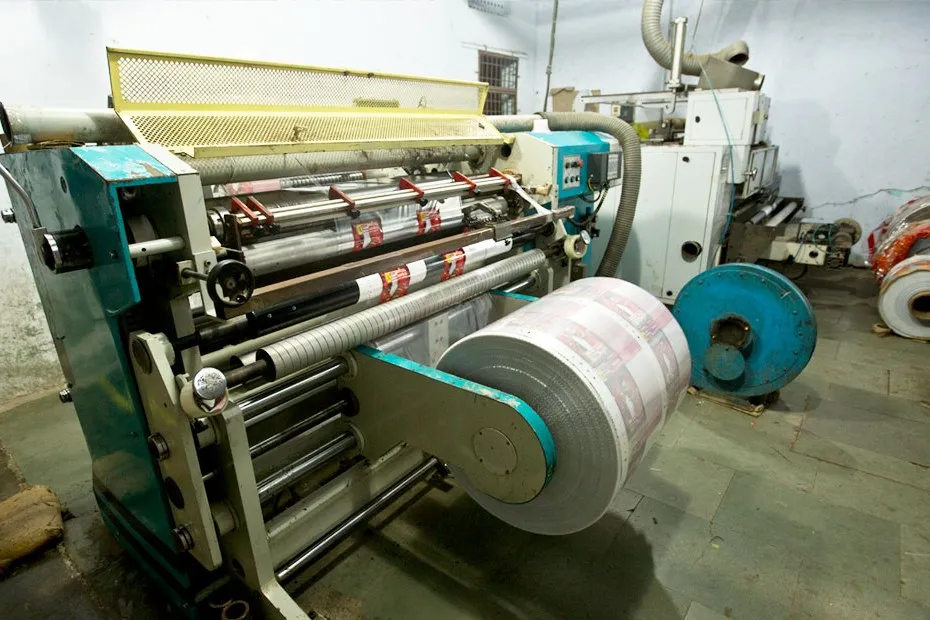 Zipper profile extrusion line at the Goregaon plant